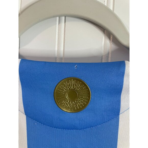 Argentina National Team FIFA 2022 Blue &White Jersey Adidas Heat.Rdy Slim Fit XL - Picture 13 of 16